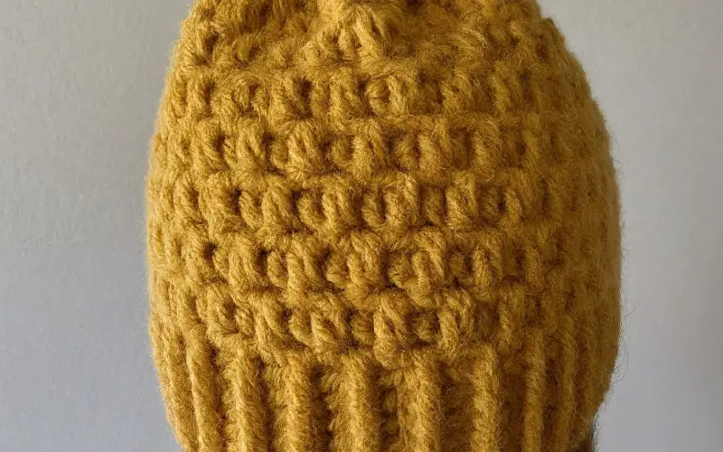 Textured Beanie - crochet pattern