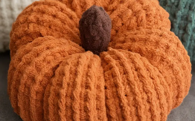 Cozy Pumpkin Pillows Crochet Pattern