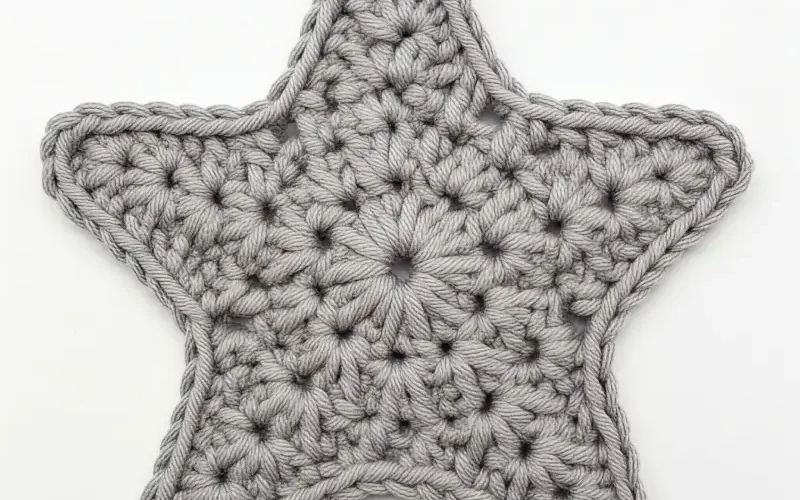 How to Crochet a Star-Shaped Coaster