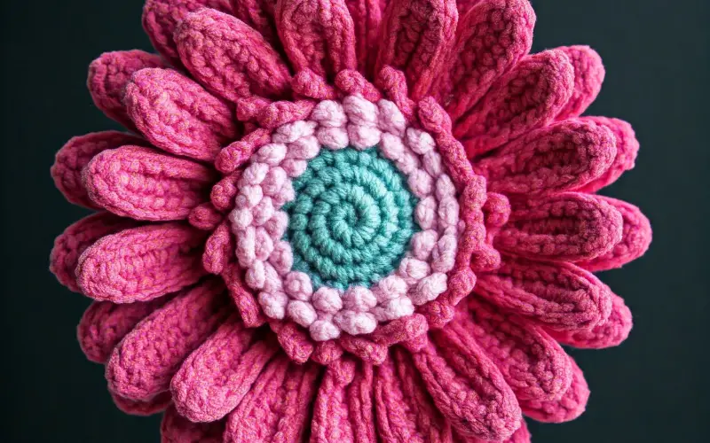 How to Crochet an Amigurumi Gerbera Flower