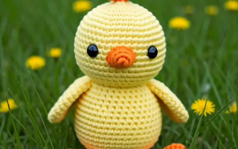 How to Crochet an Amigurumi Little Chick